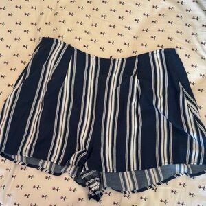 Show me your mumu Navy Striped Women's Shorts
